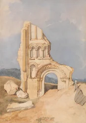 Ruine einer normannischen Kirche